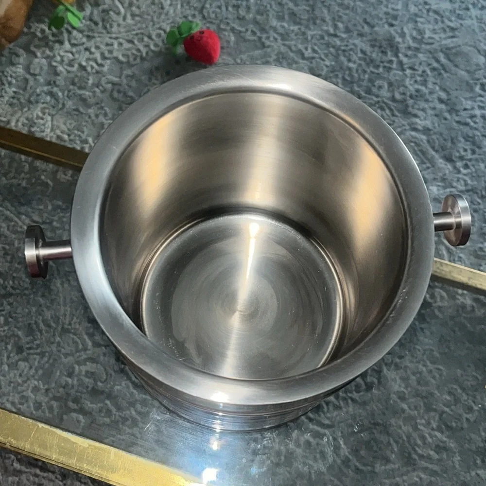 Rare McKenzie Childs ice bucket.